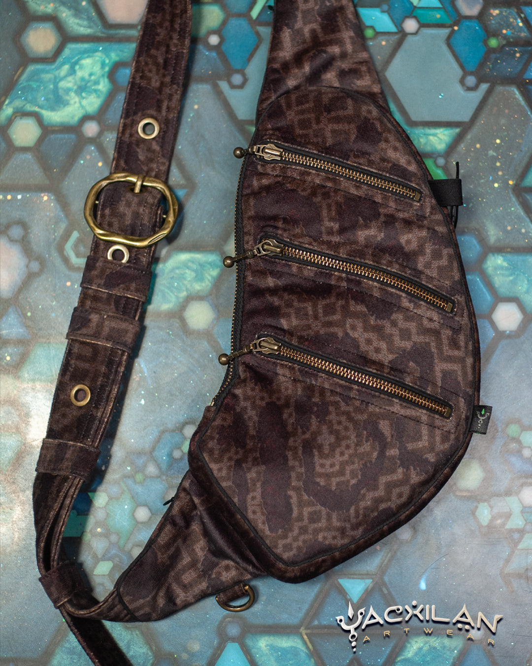 Botta Bag / Velvet Fawn Buckle - LEOPARDUS LAGARTIKA
